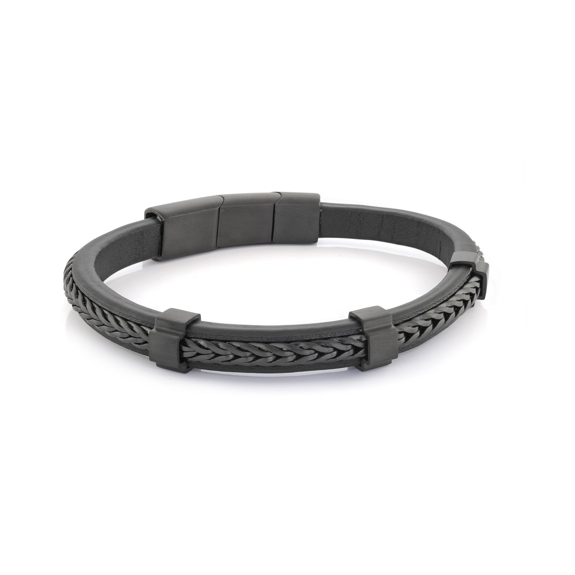 Leather & Franco Bracelet 7mm