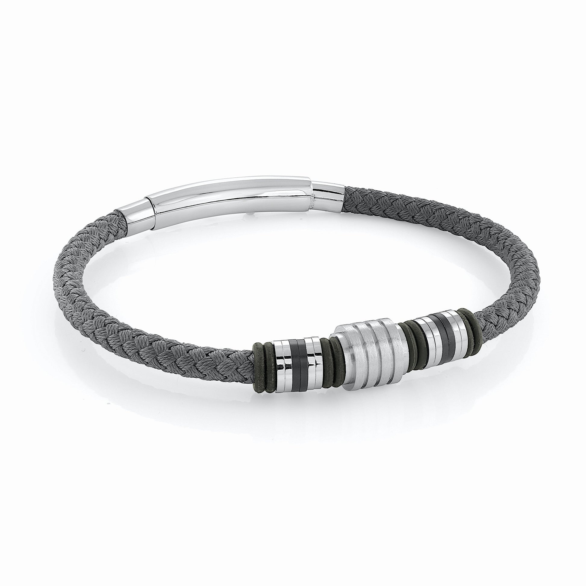 Nylon Center Polished Bracelet