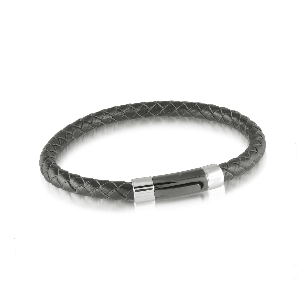 Round Leather Bracelet 6mm