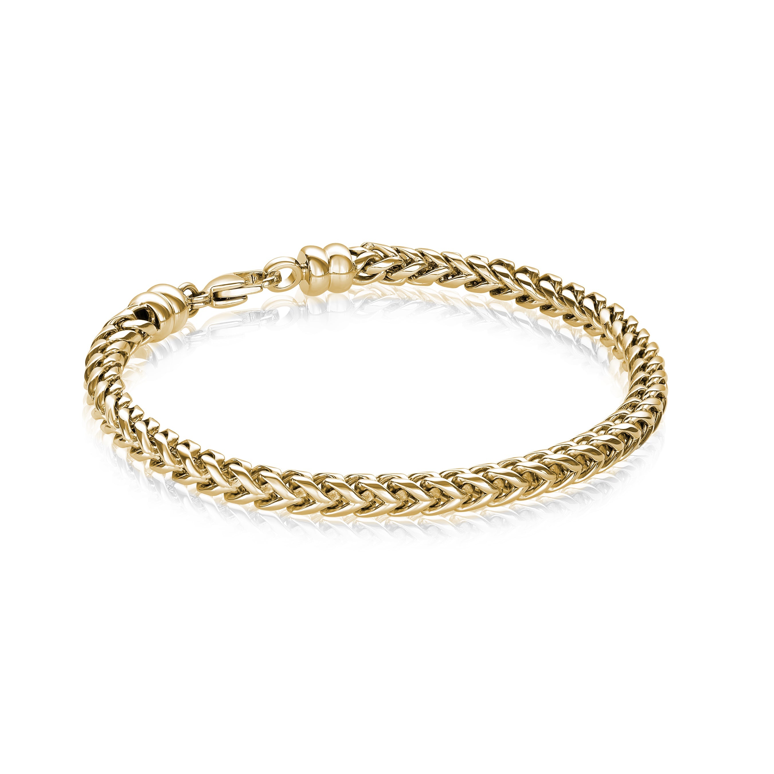 Round Franco Link Bracelet 6mm