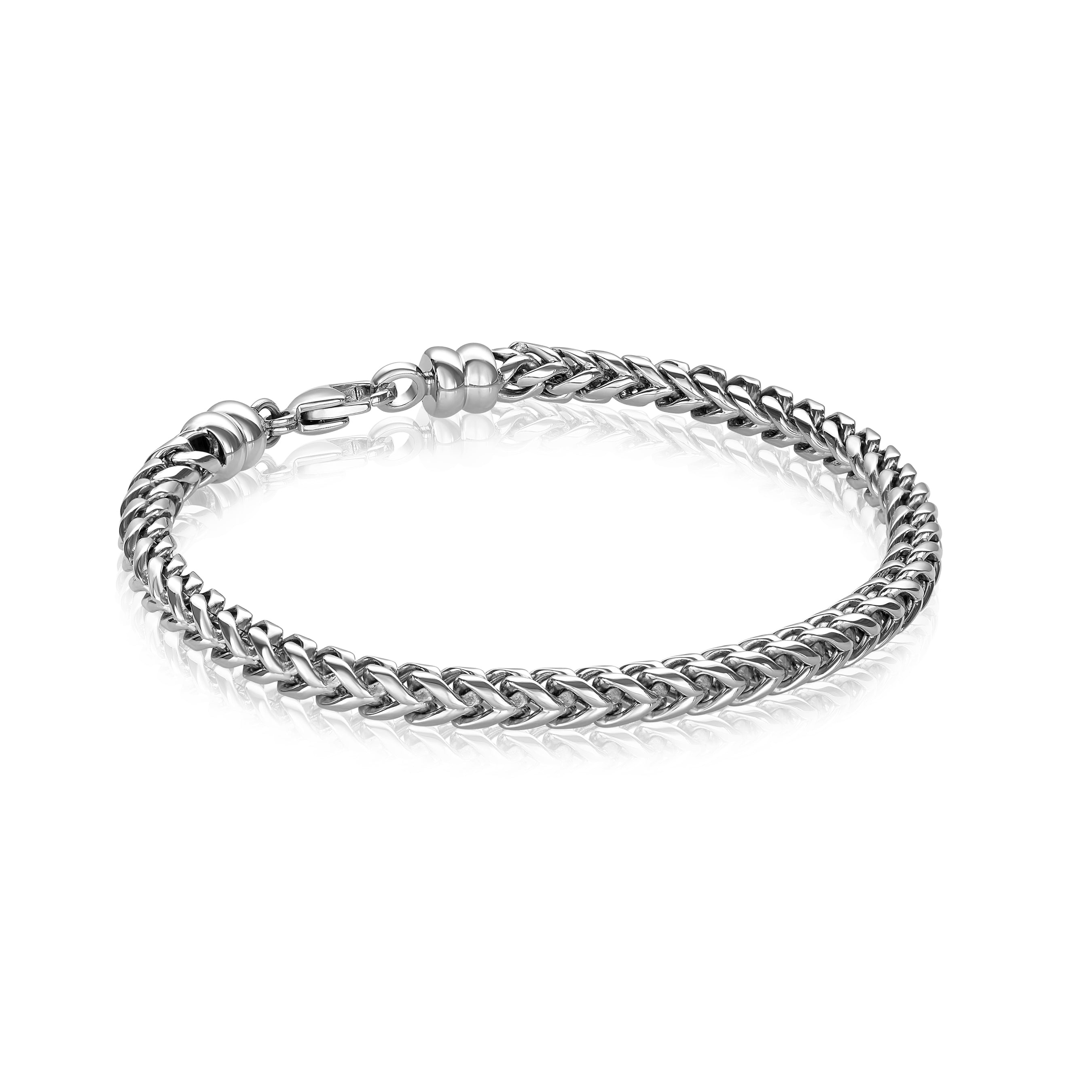 Round Franco Link Bracelet 6mm
