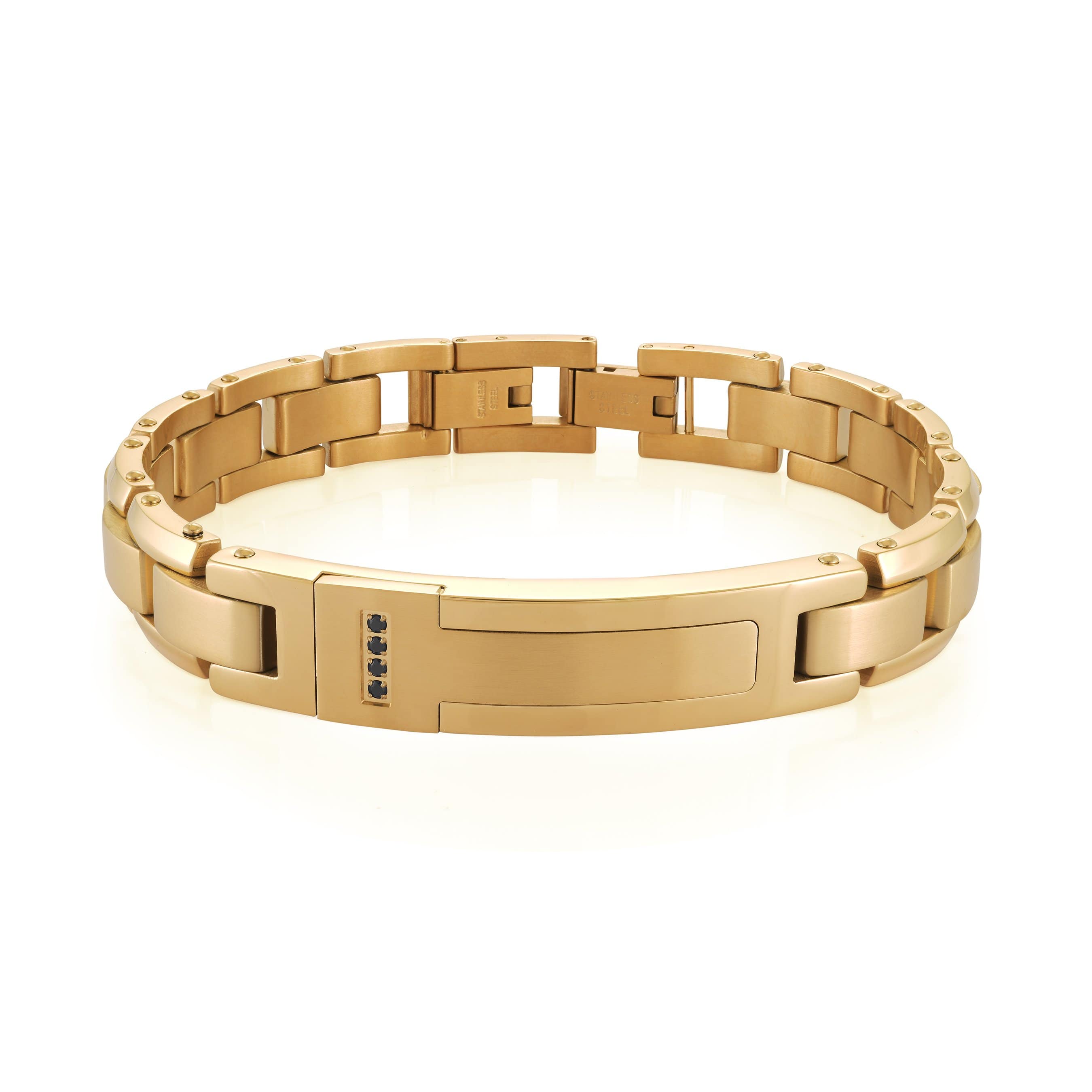 Studded T-Plate Bracelet 12mm