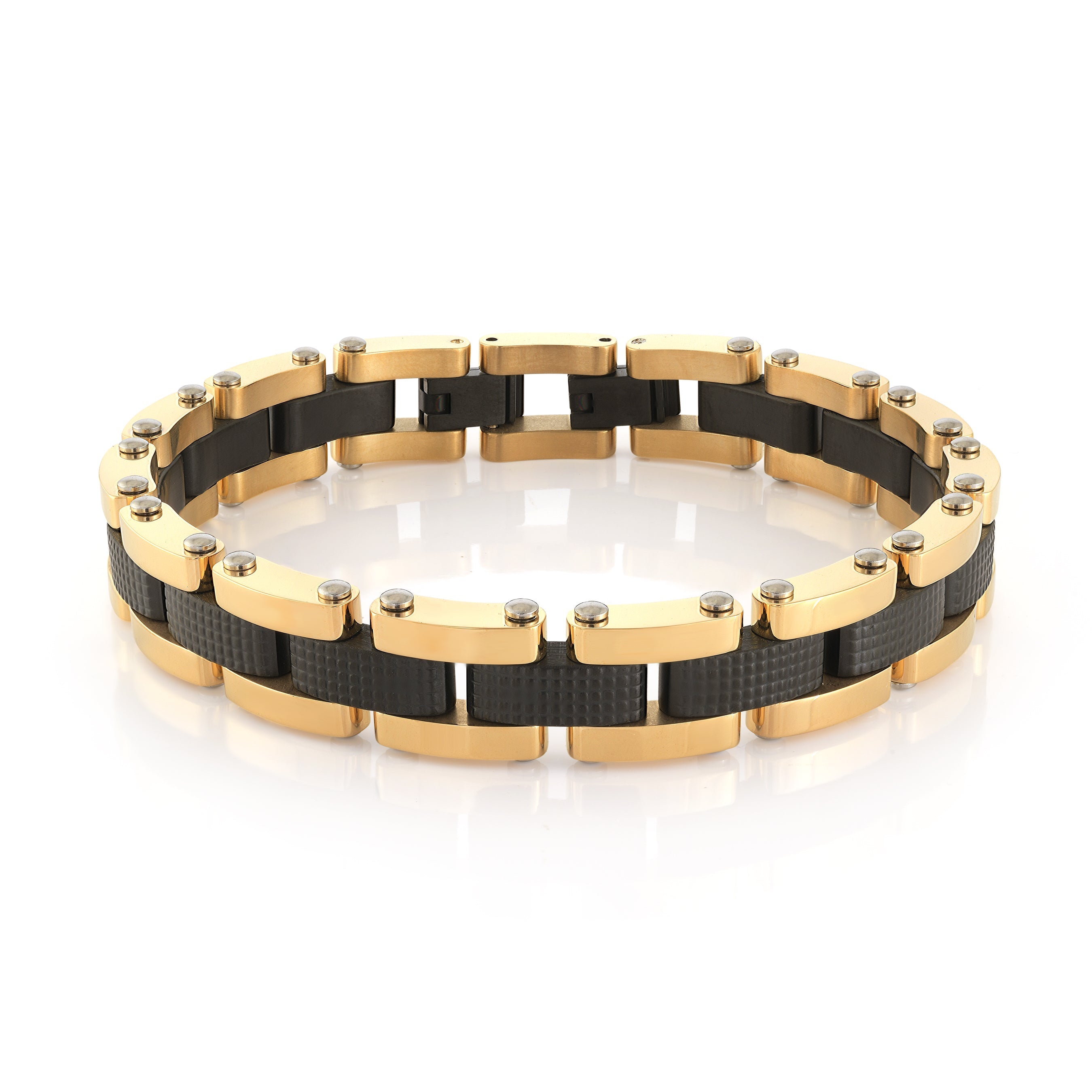 Textured Steel Bracelet