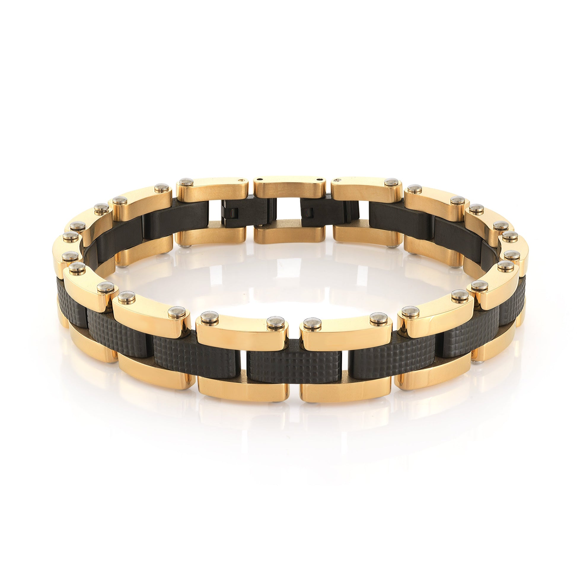 Textured Steel Bracelet