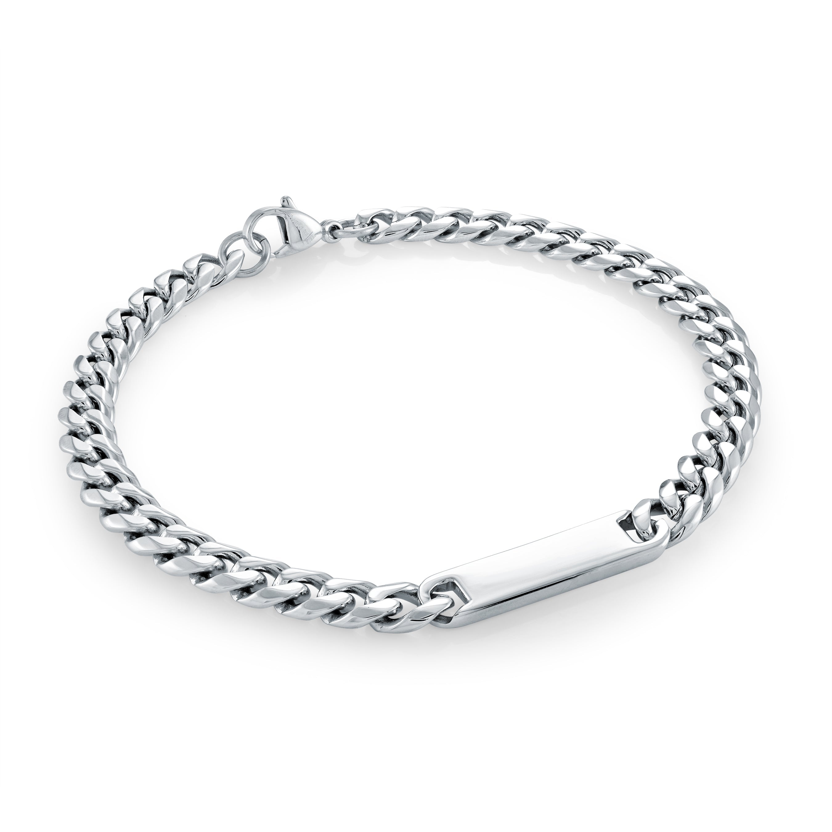 Engravable Curb Bracelet 6mm