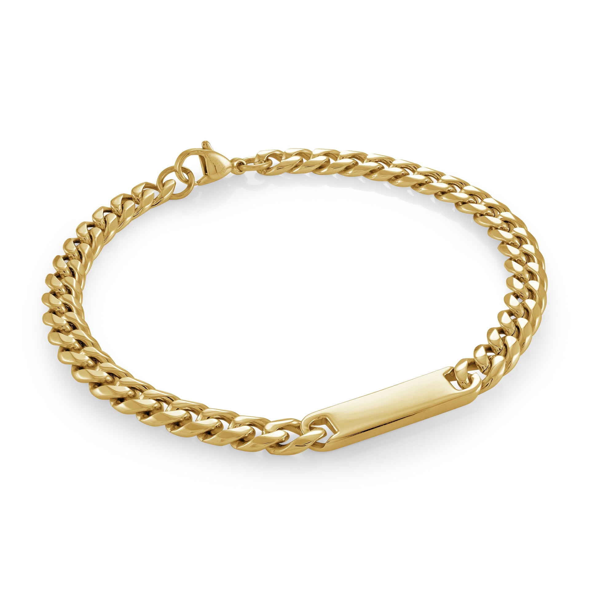 Engravable Curb Bracelet 6mm