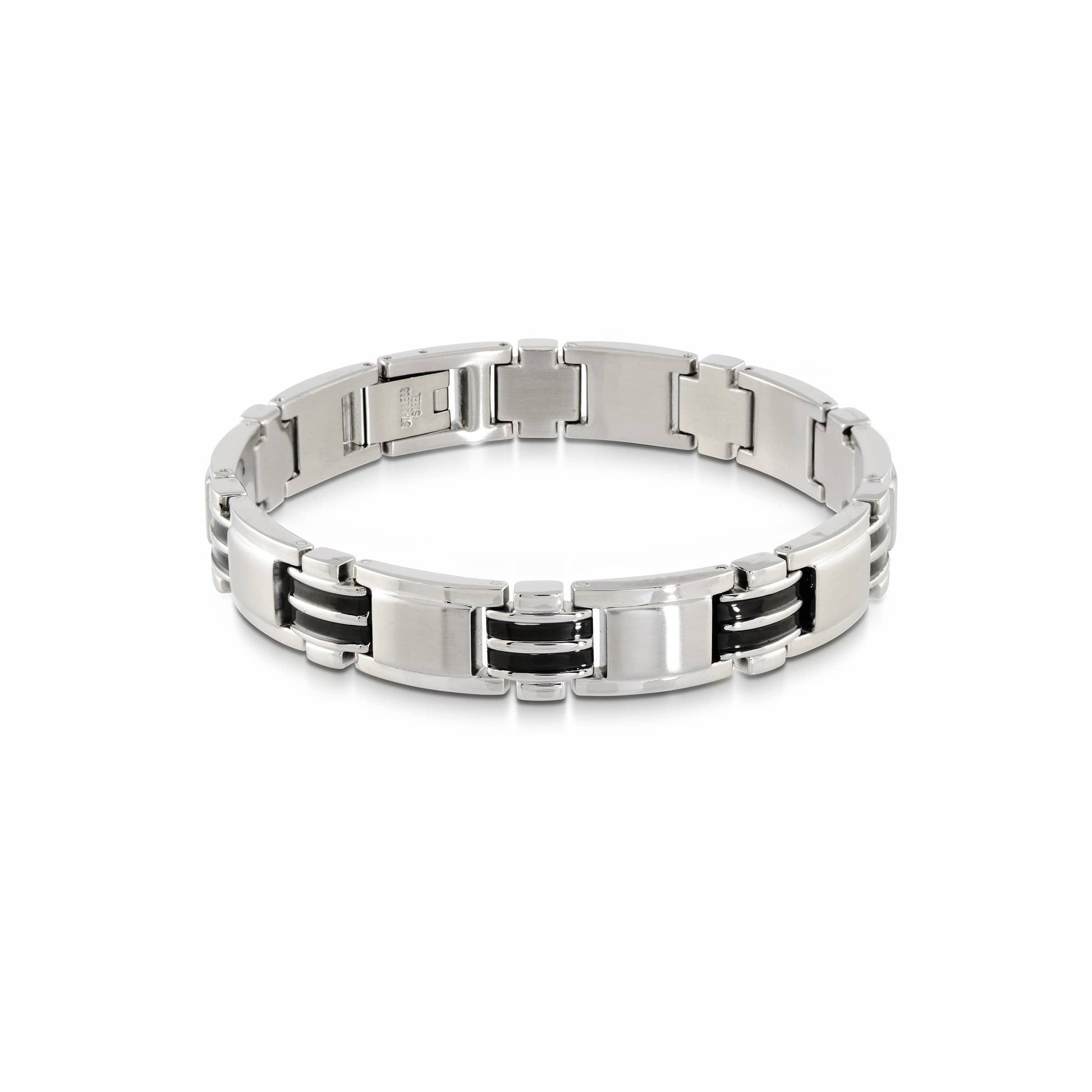 Dual Stripe Link Bracelet 11mm