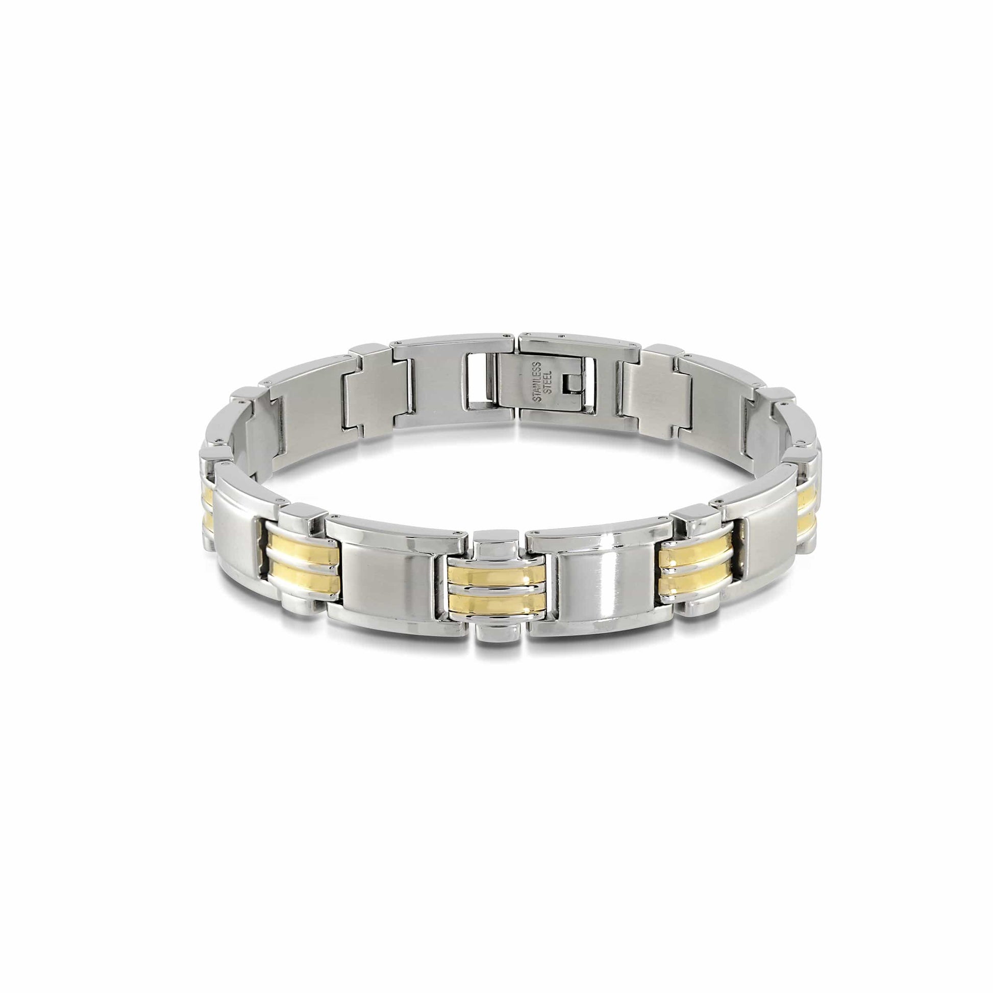 Dual Stripe Link Bracelet 11mm