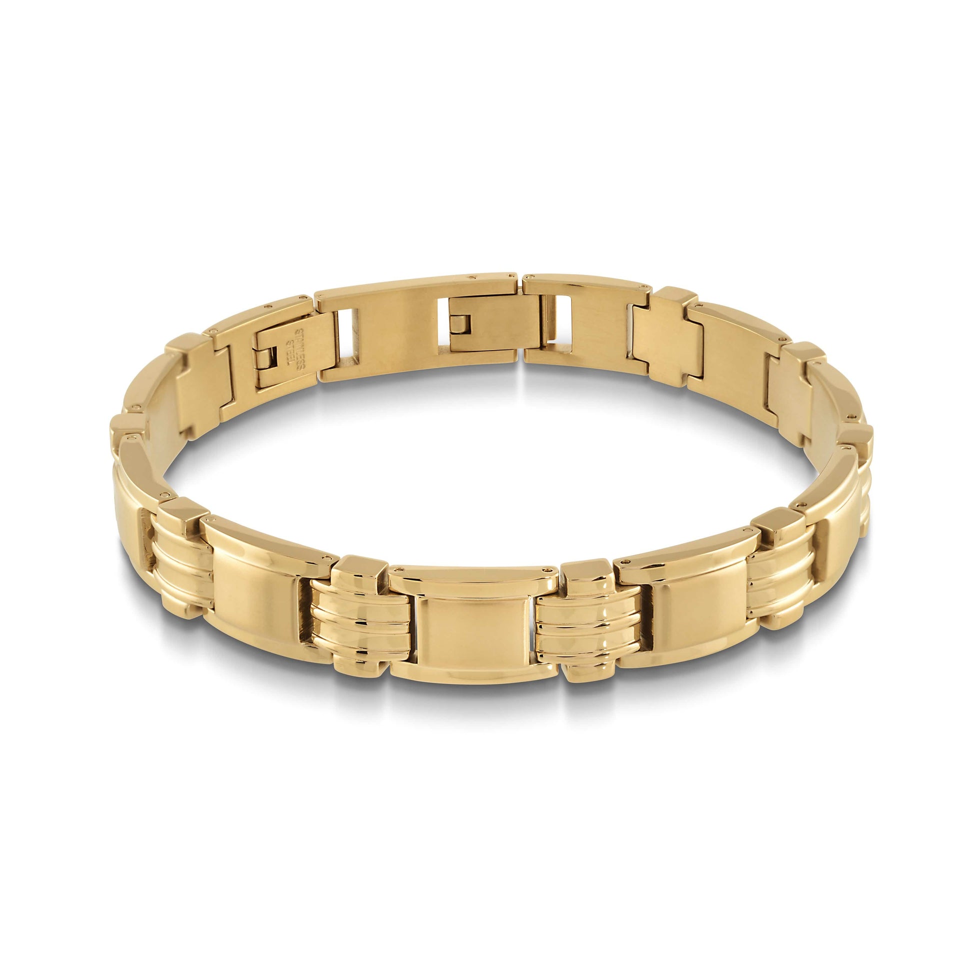 Dual Stripe Link Bracelet 11mm