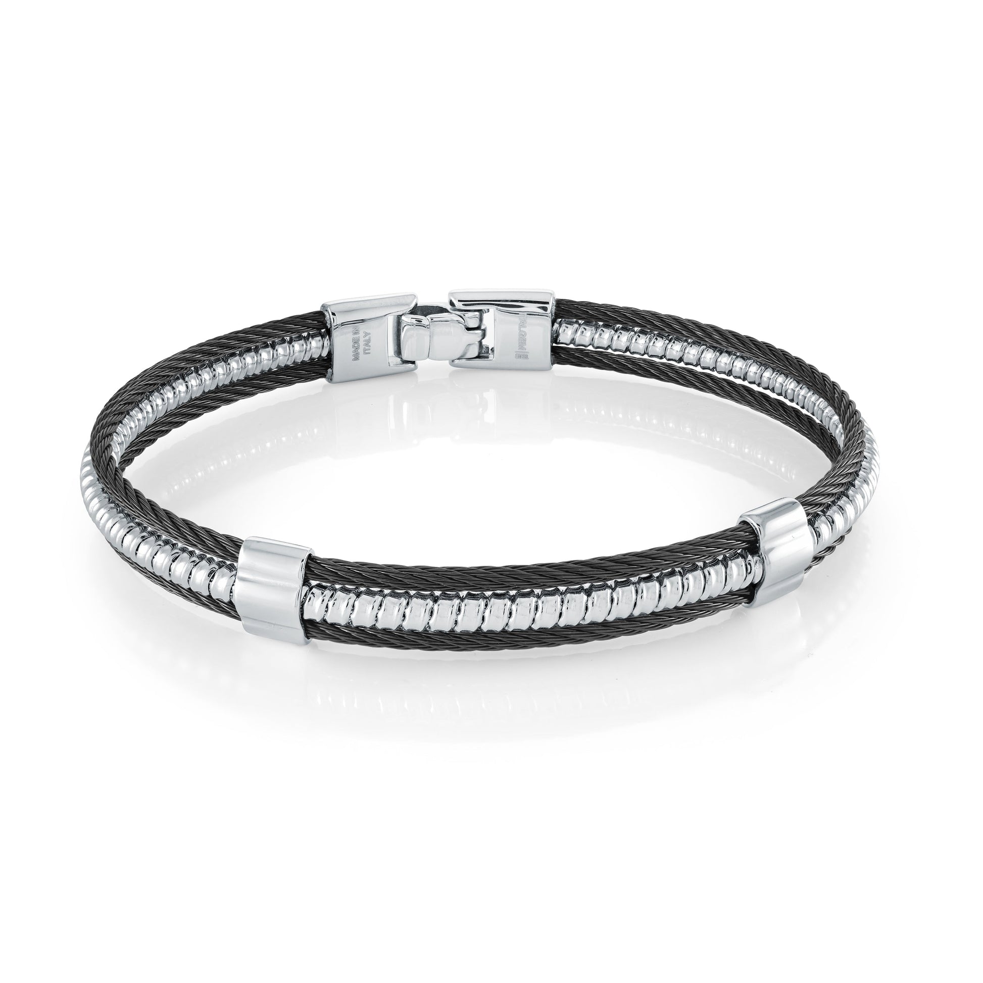 3 Row Coil Cable Bangle