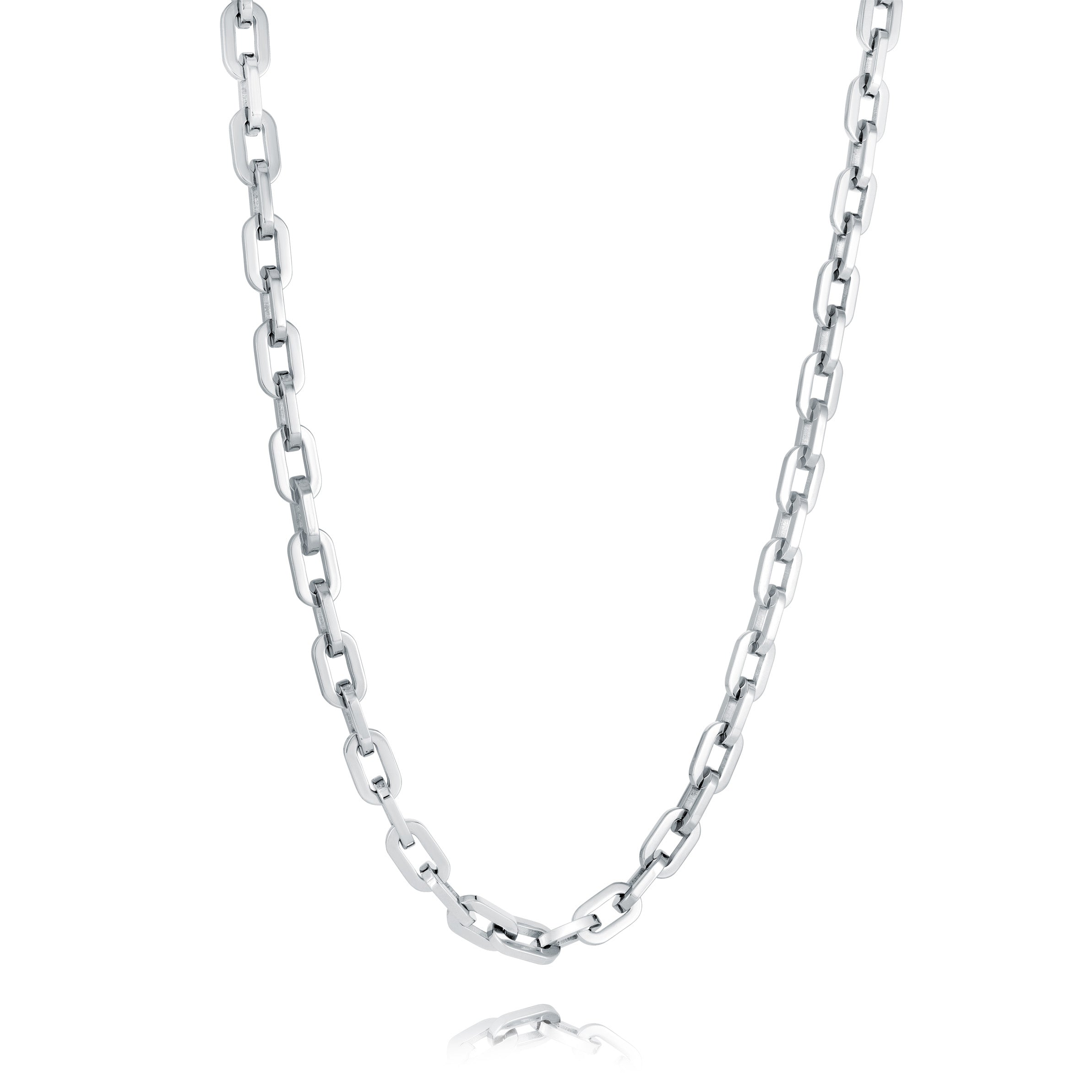 Round Links Polished Chain 7mm