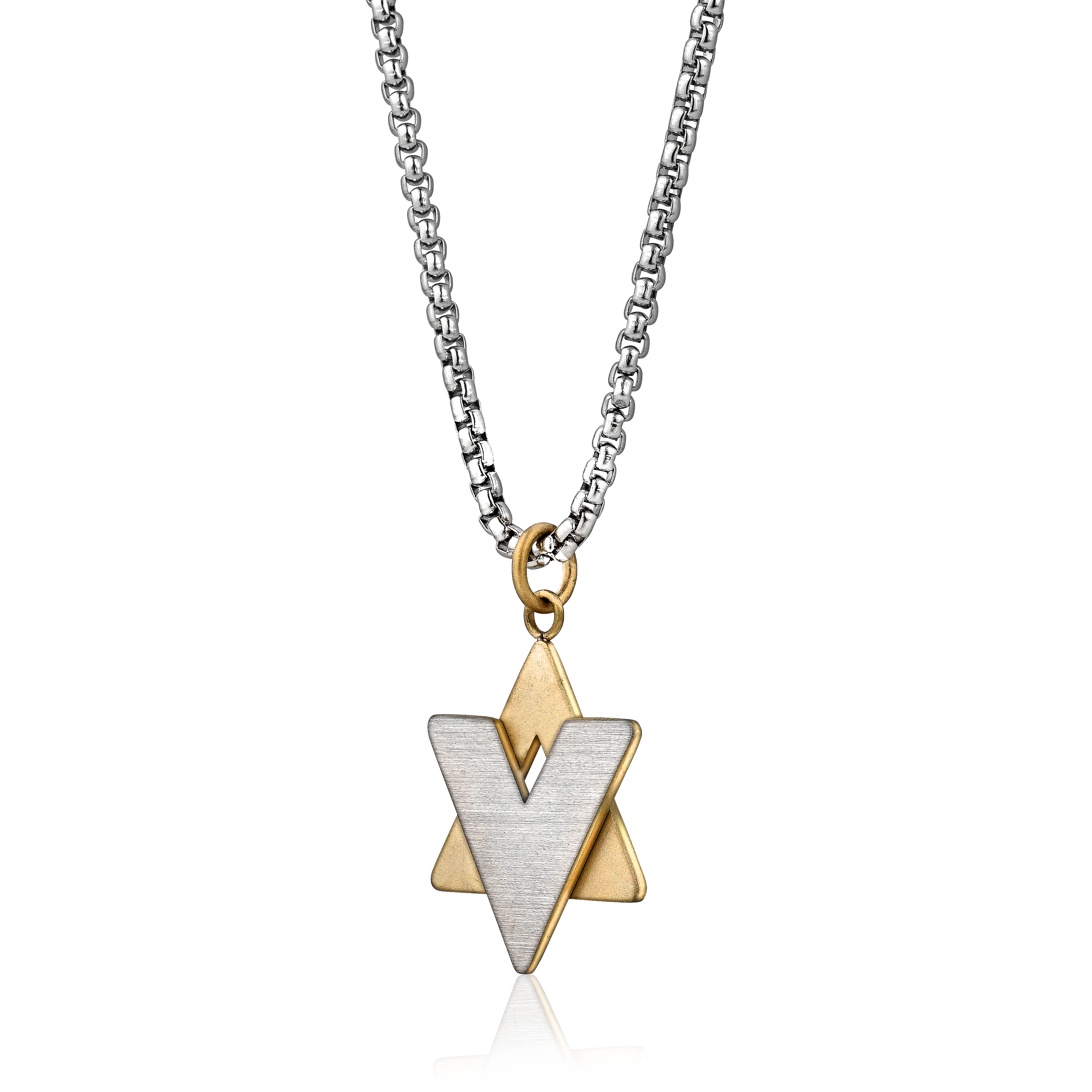 Modern Star Of David Pendant