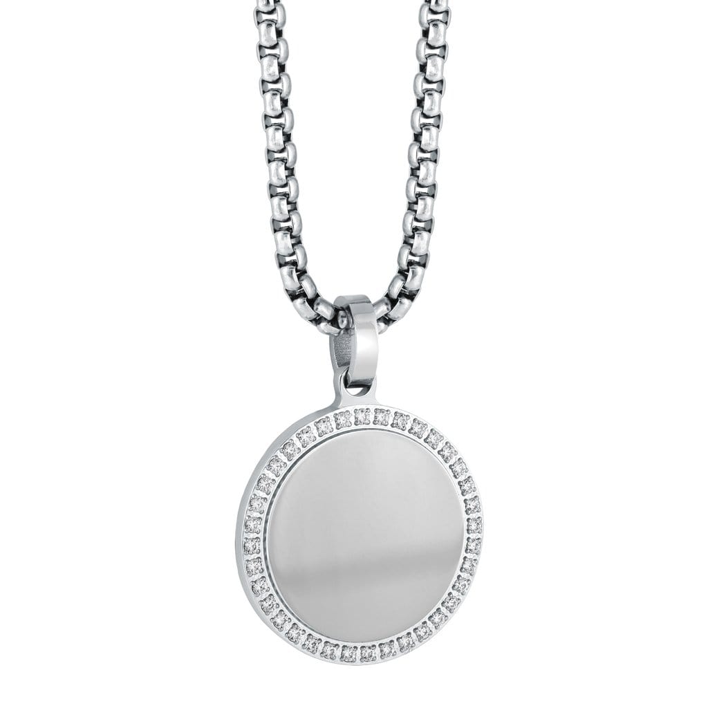Studded Circle Pendant