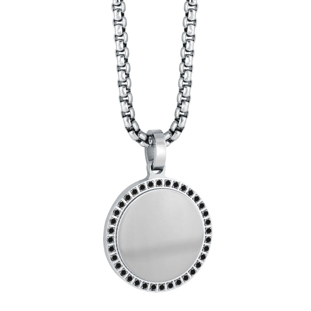 Studded Circle Pendant