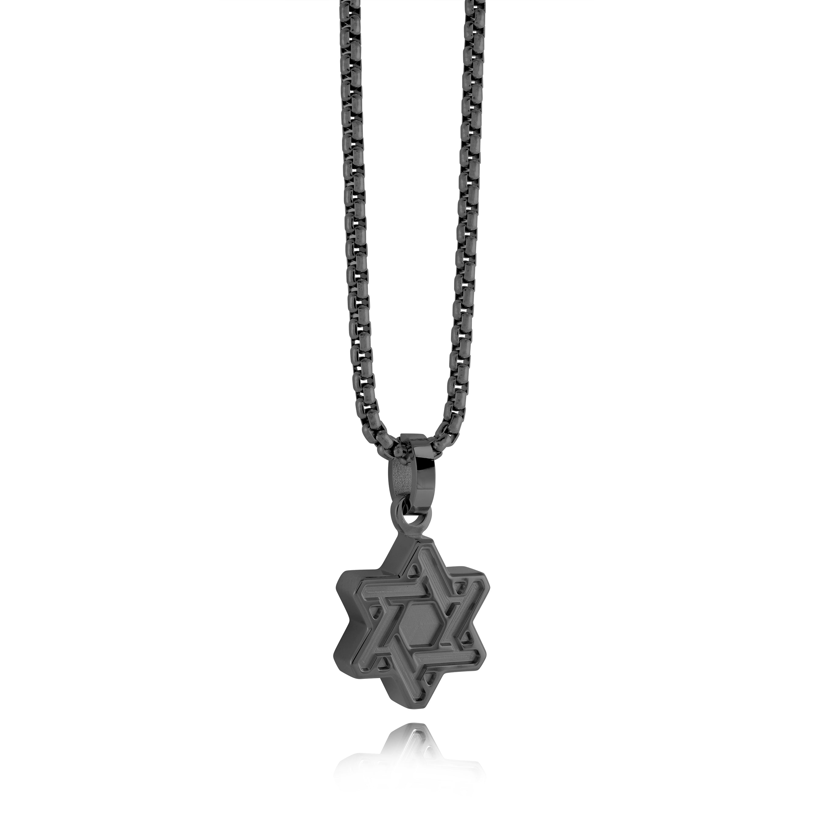 Matte Polished Star David