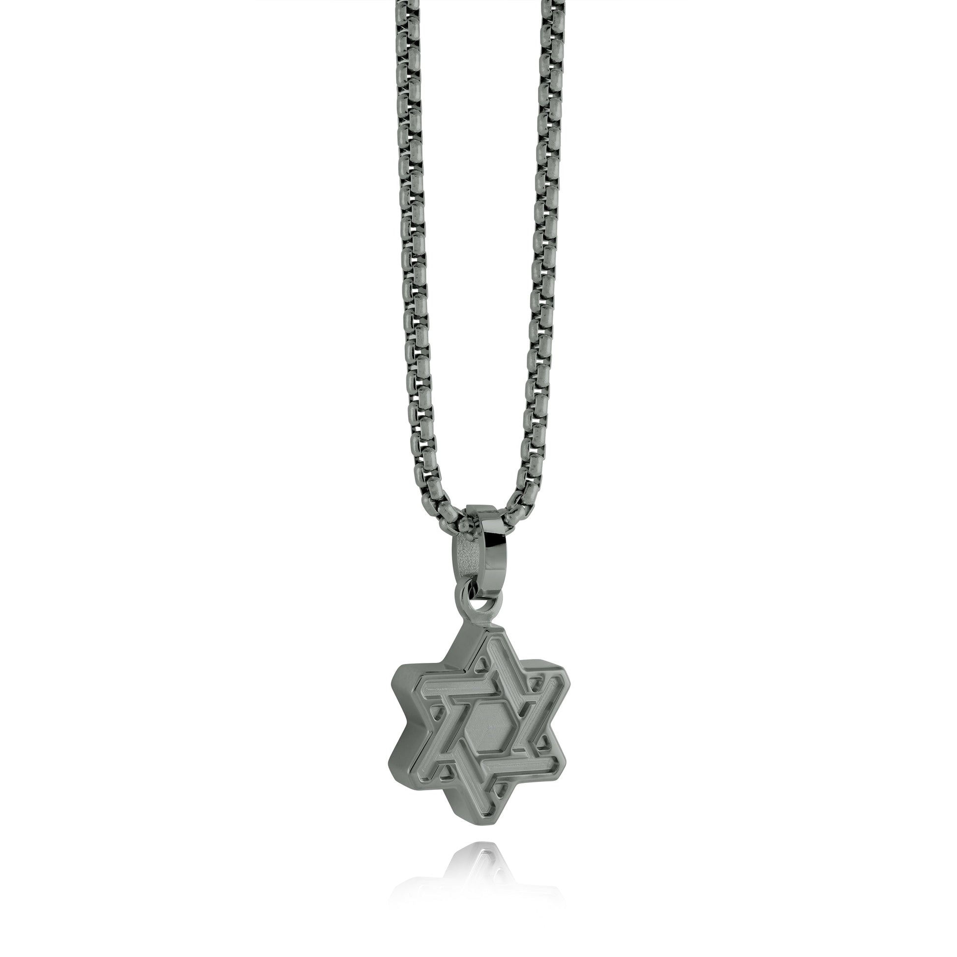 Matte Polished Star David
