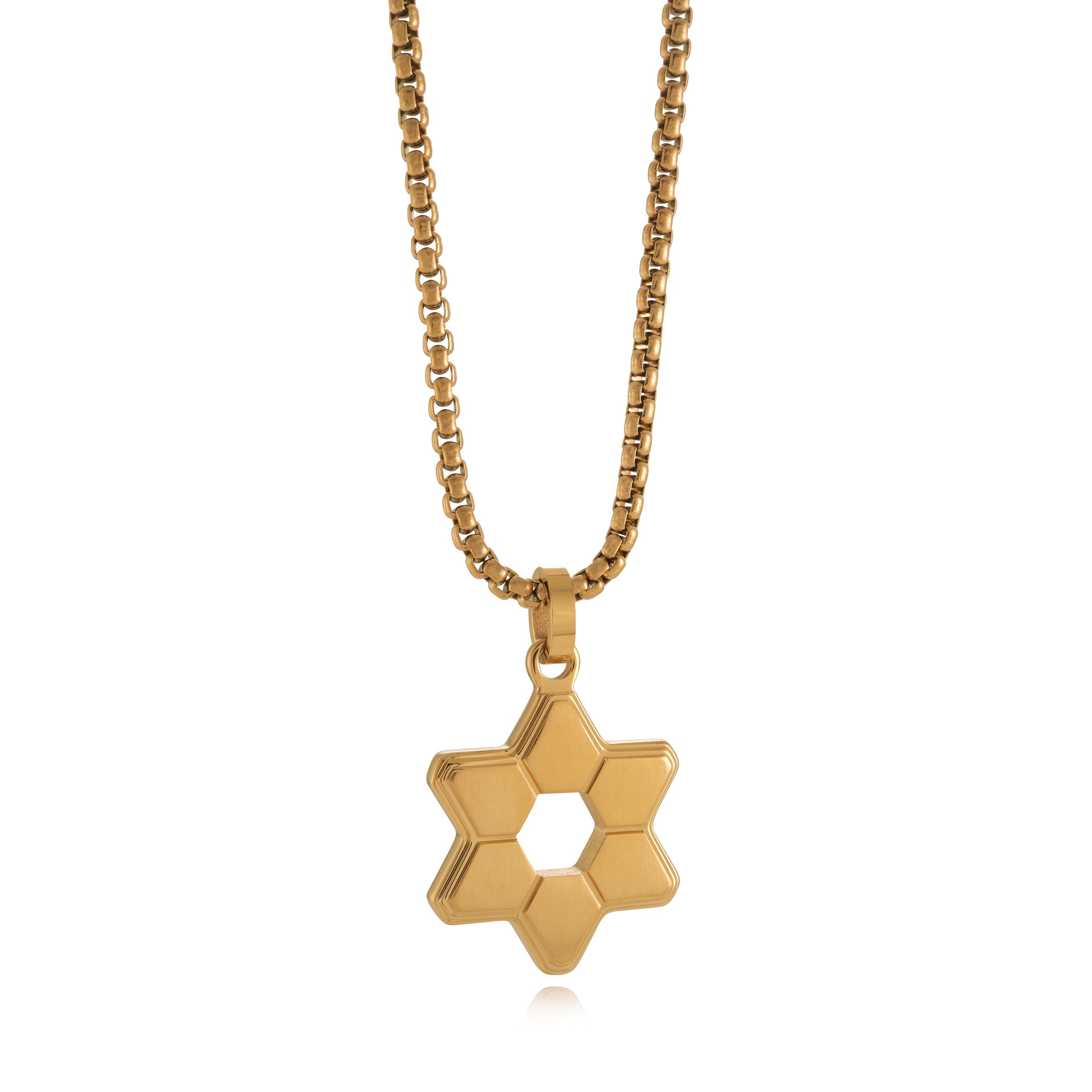 Modern Star Of David Pendant