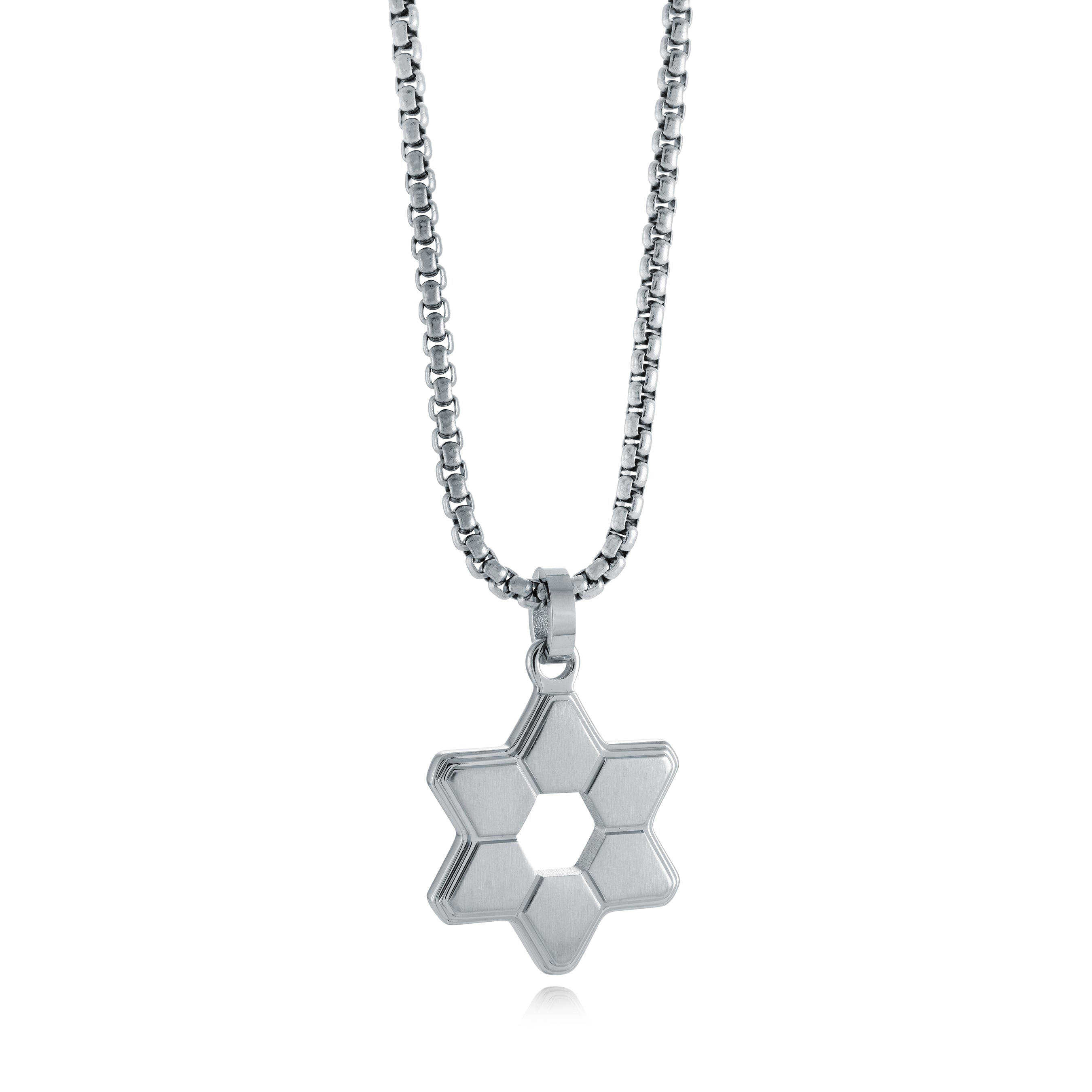 Modern Star Of David Pendant