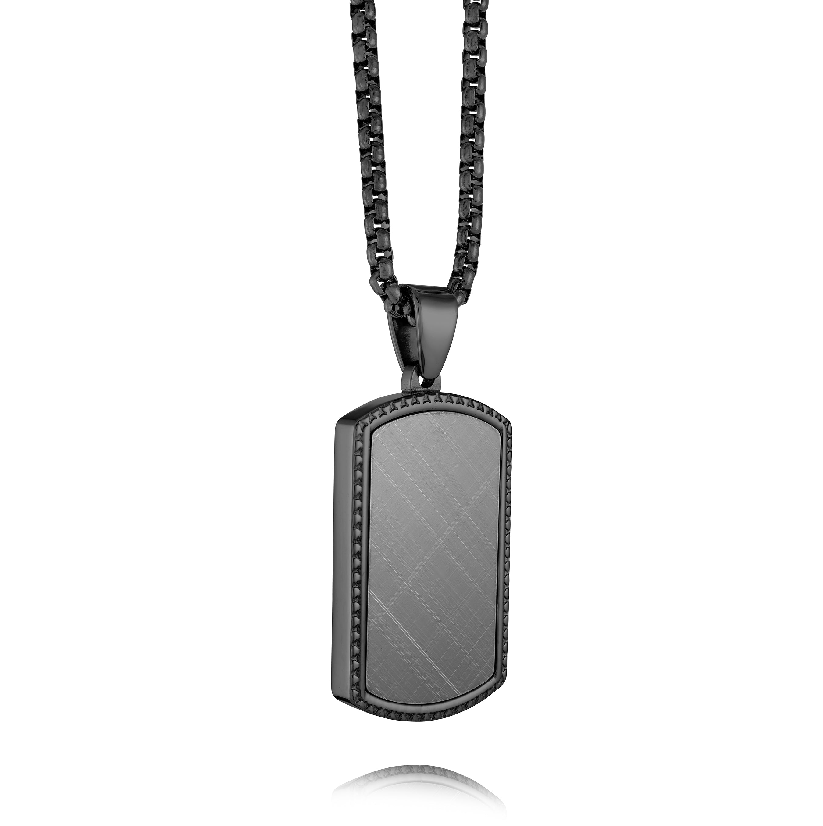 Twill Army Dog Tag Pendant