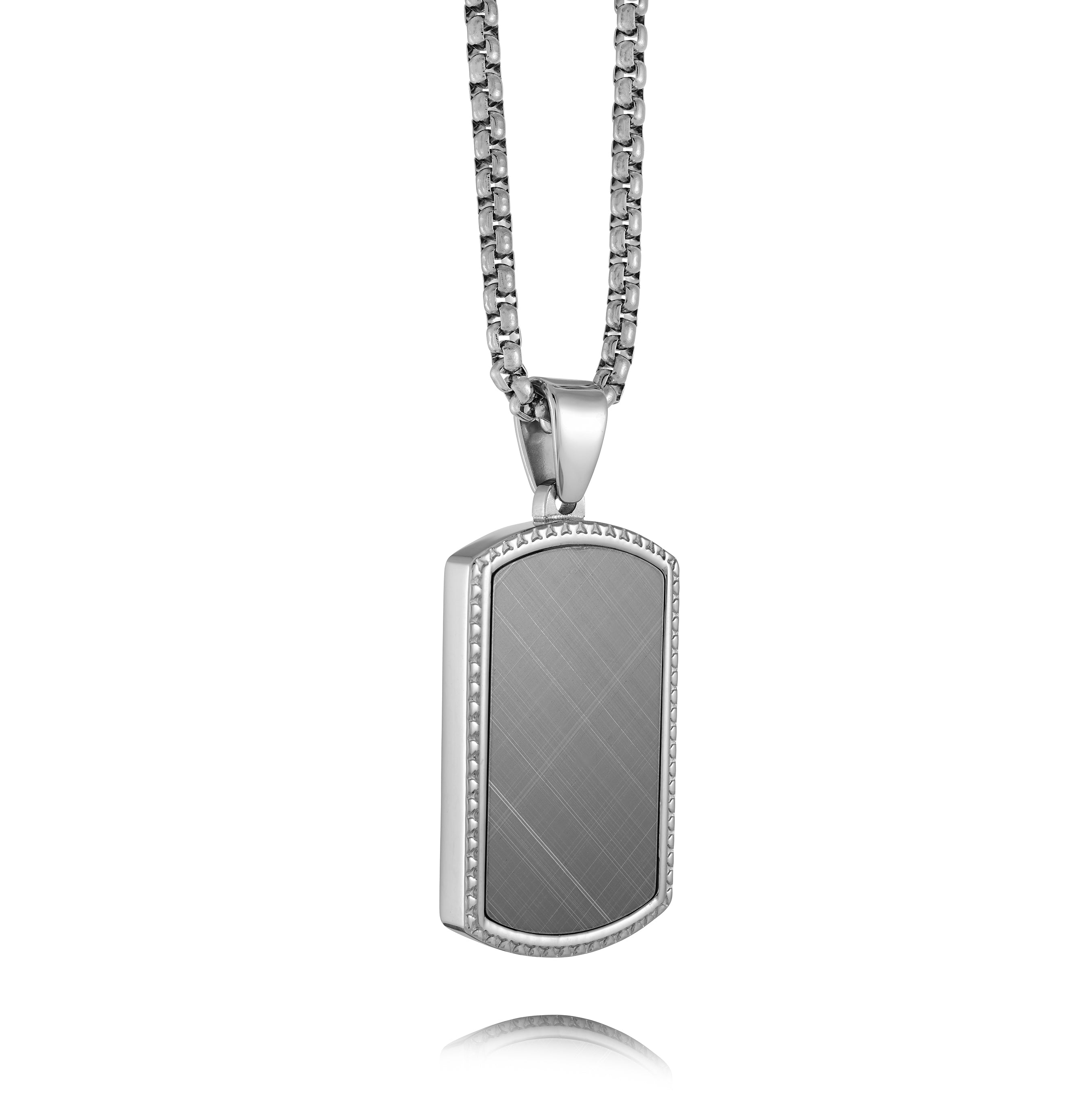 Twill Army Dog Tag Pendant