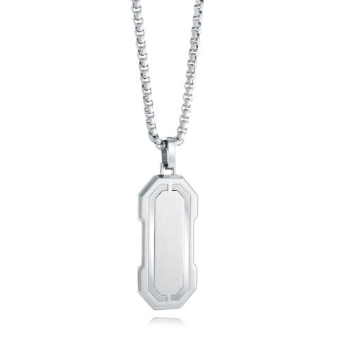 Futuristic Dog Tag Pendant