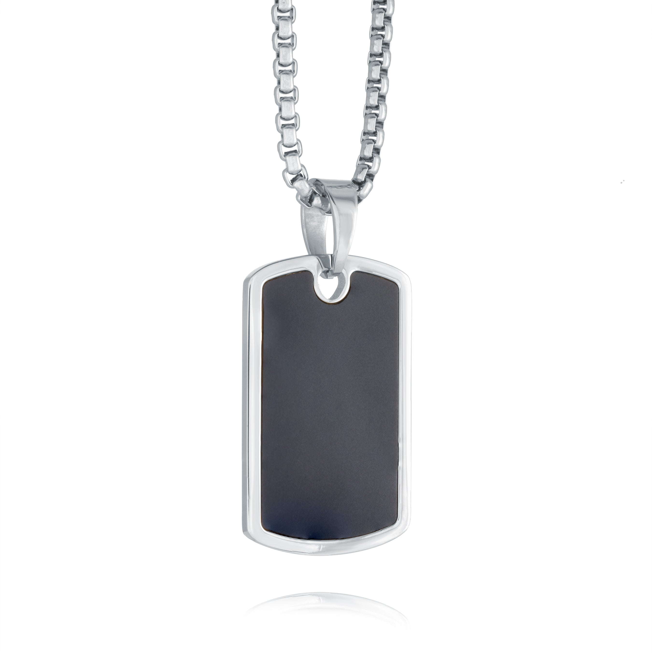 Matte Centre Dog Tag