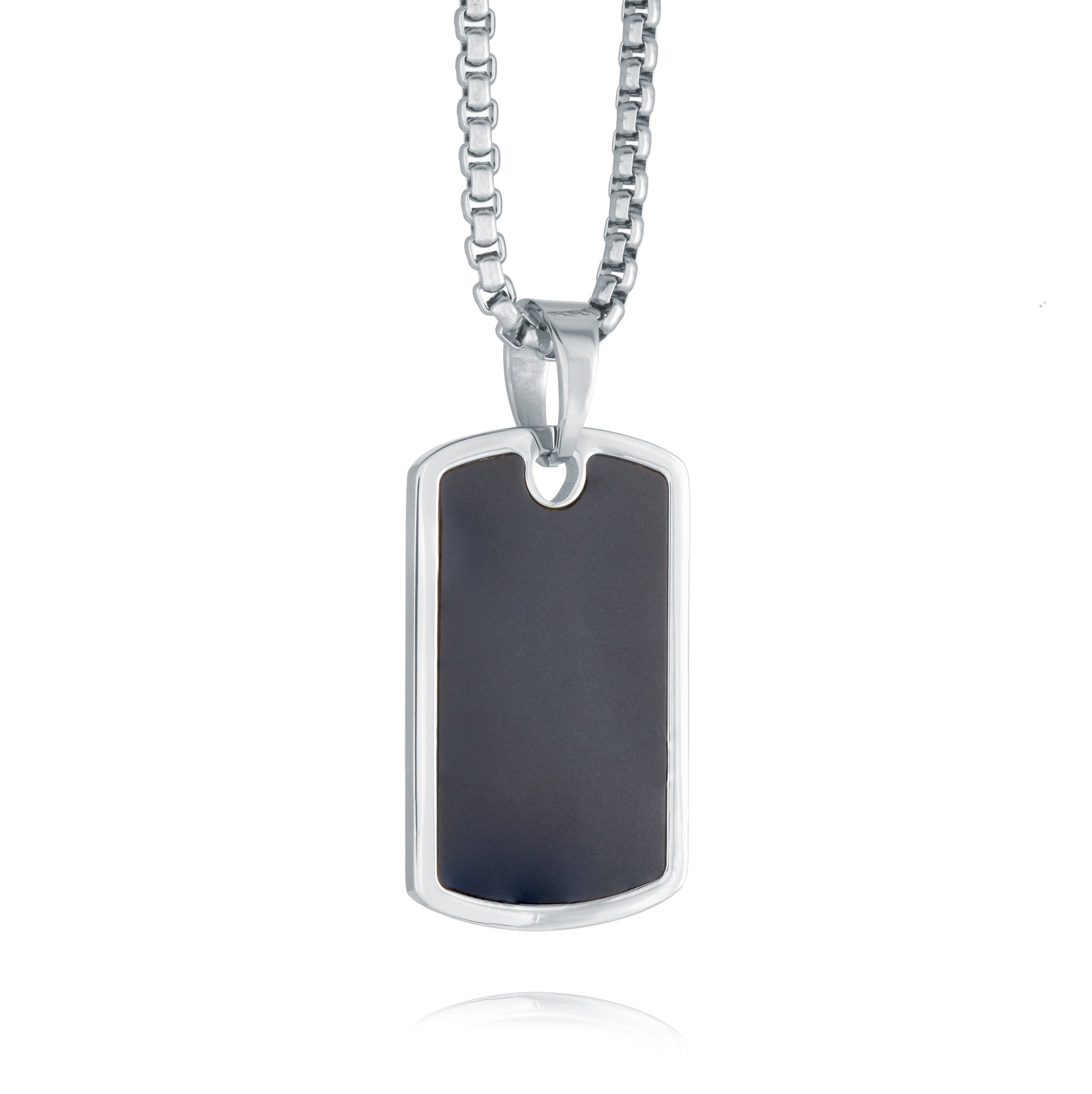 Matte Centre Dog Tag