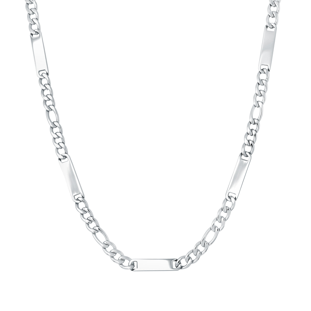 Engravable Figaro Chain 6mm