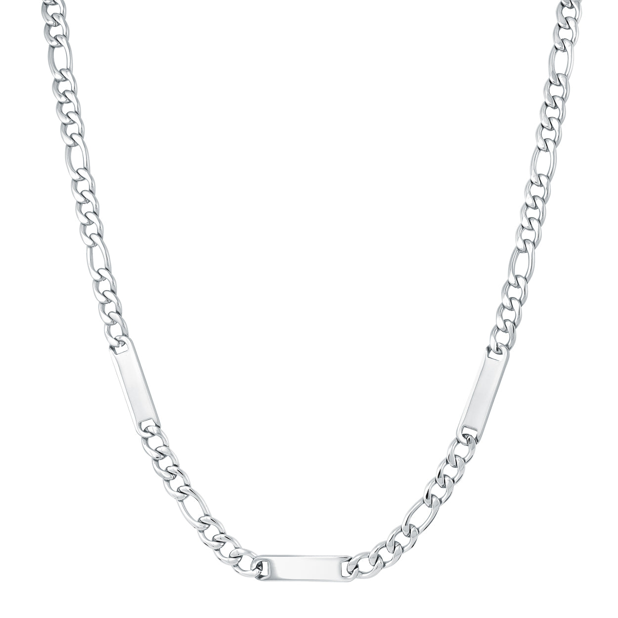 Engravable Figaro Chain 6mm