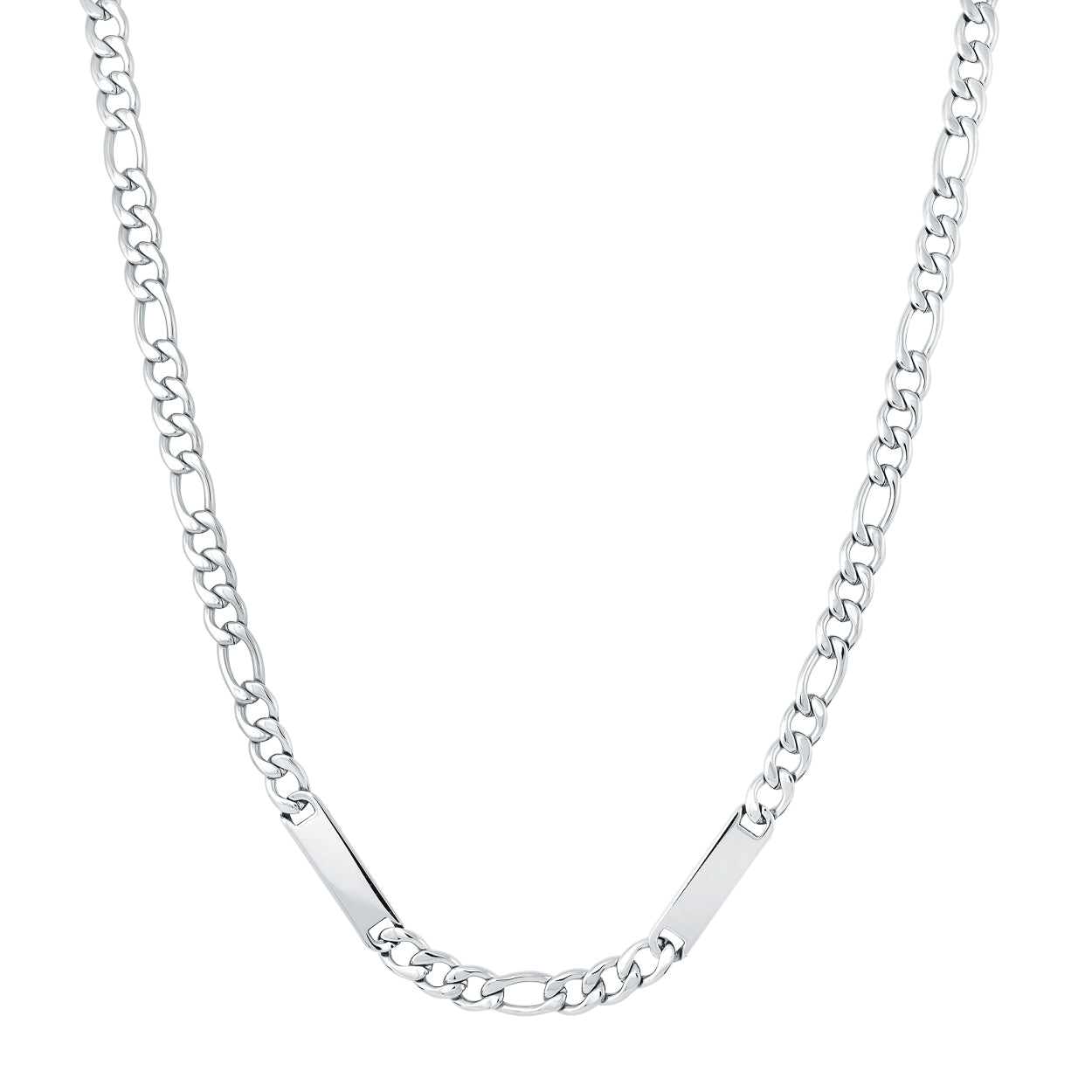 Engravable Figaro Chain 6mm