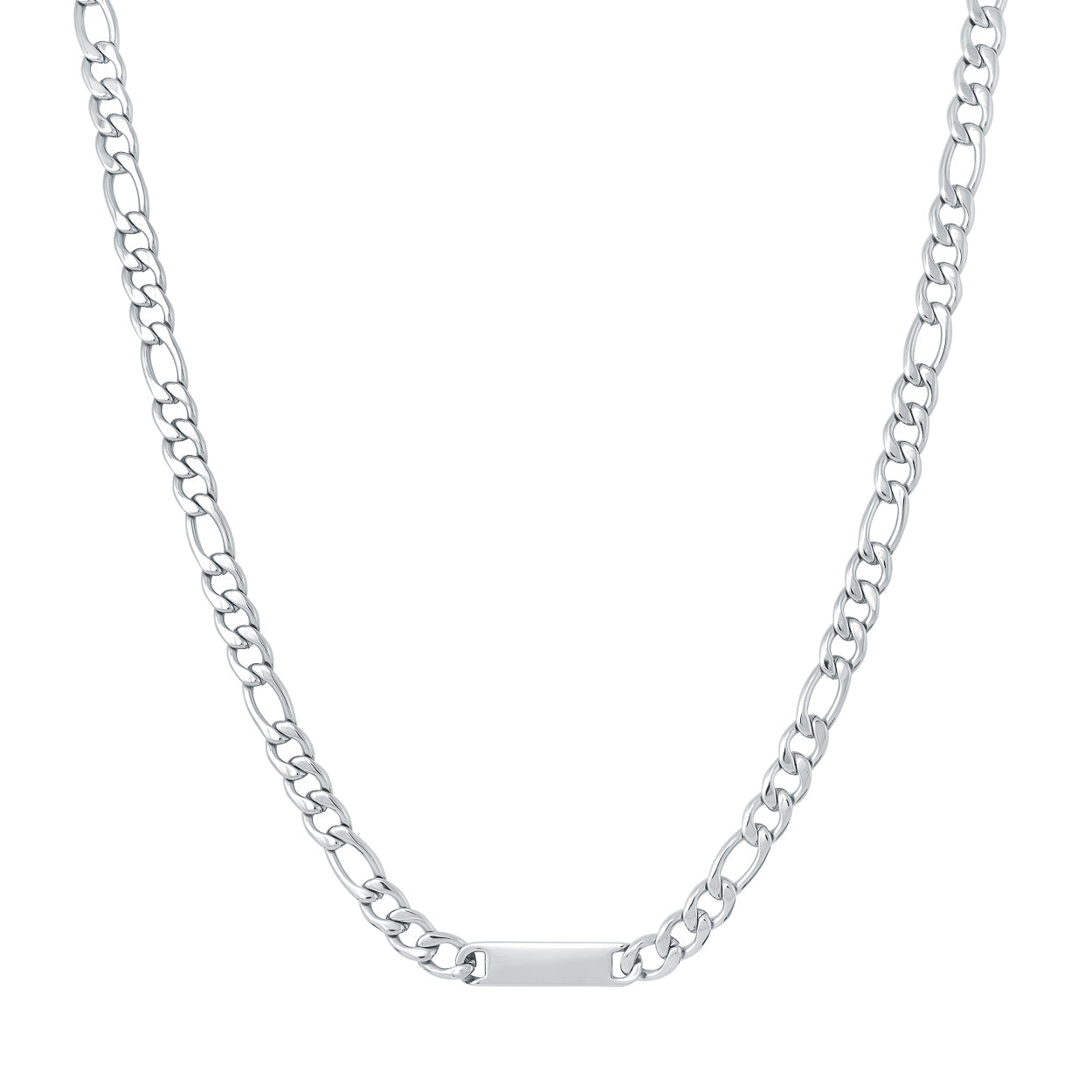 Engravable Figaro Chain 6mm