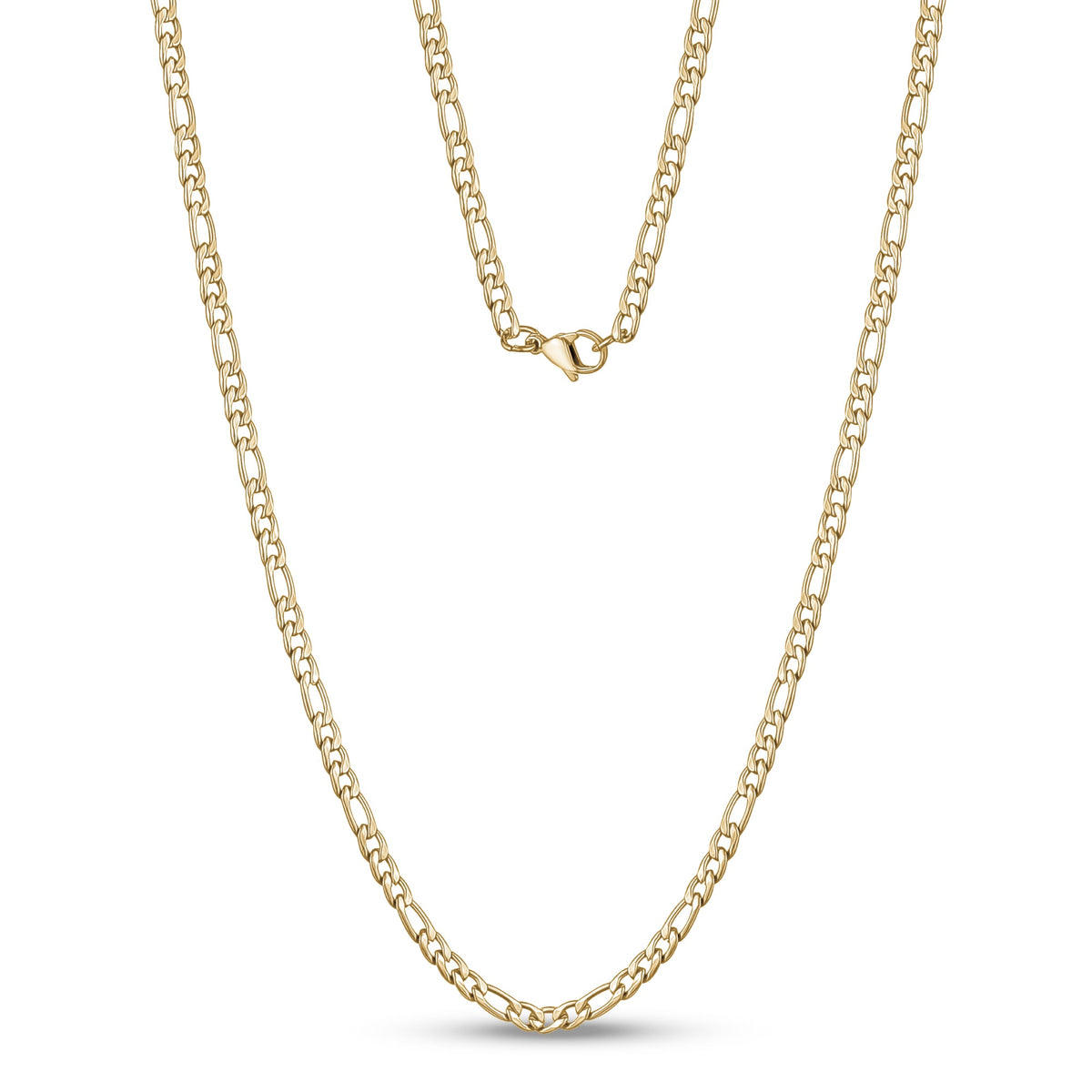 Figaro Link Chain (3.5Mm) - Gold