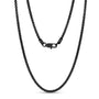 Round Box Chain (3Mm) - Black