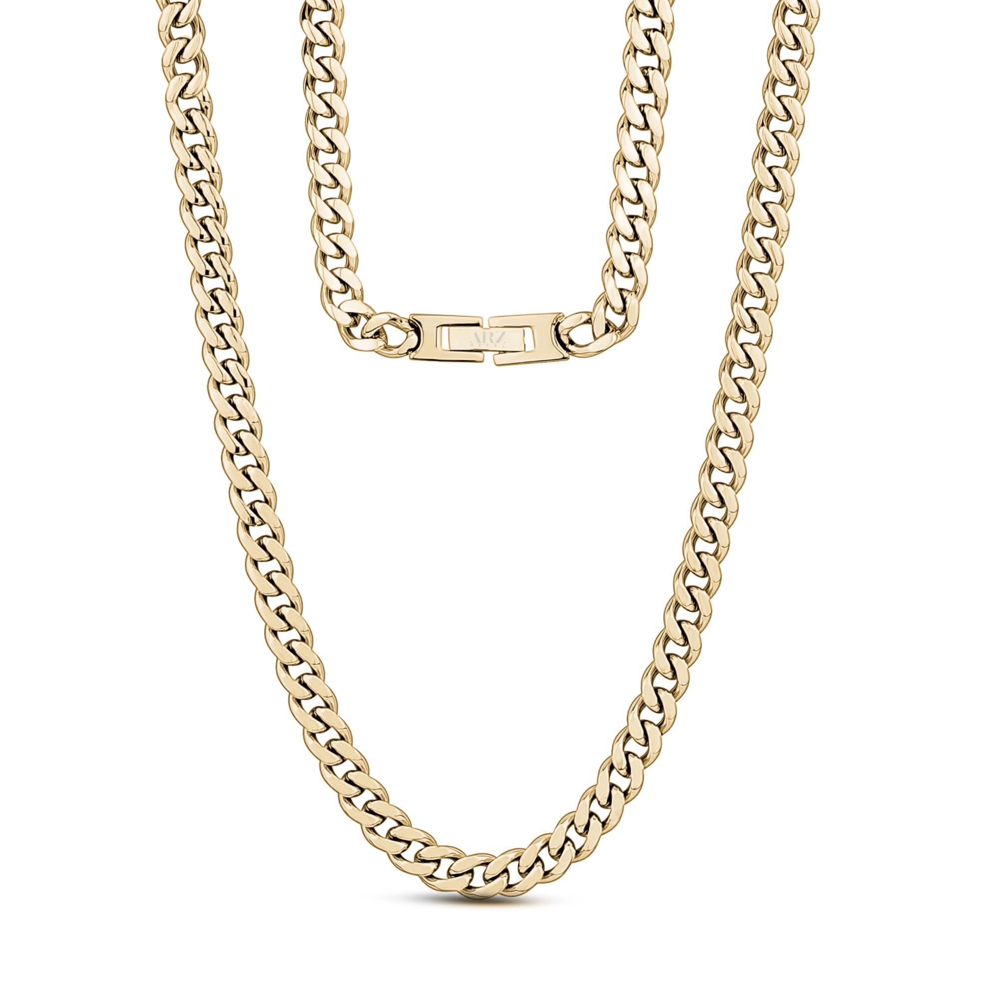 Cuban Link Chain (6Mm) - Gold