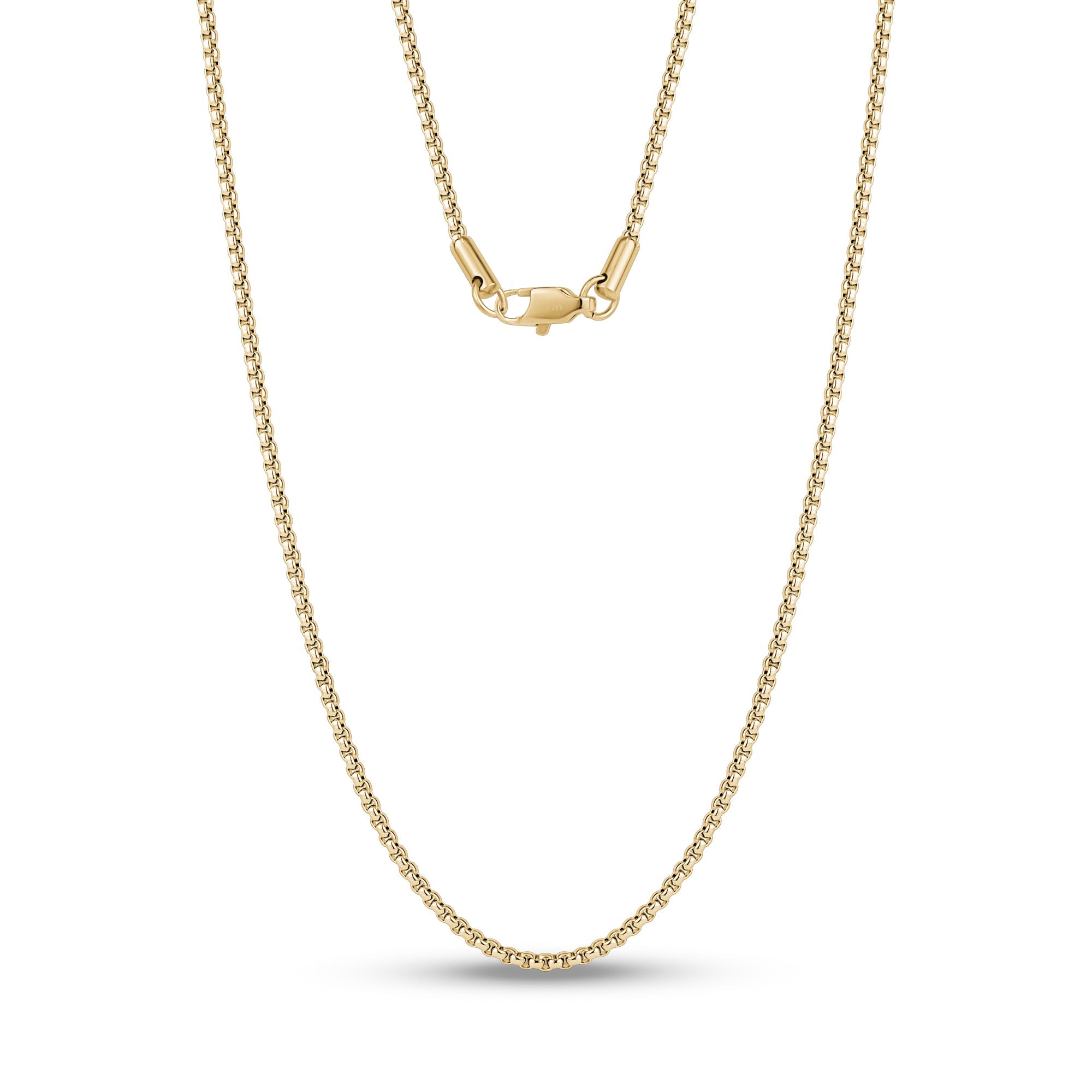 Round Box Chain (2Mm) - Gold