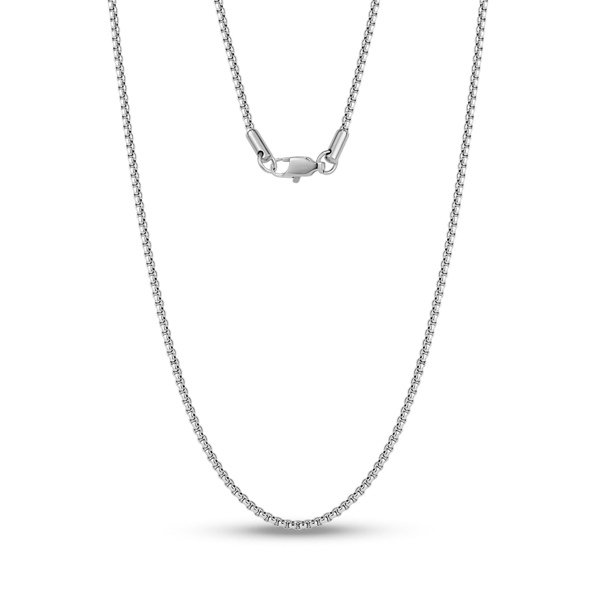 Round Box Chain (2Mm) - Silver