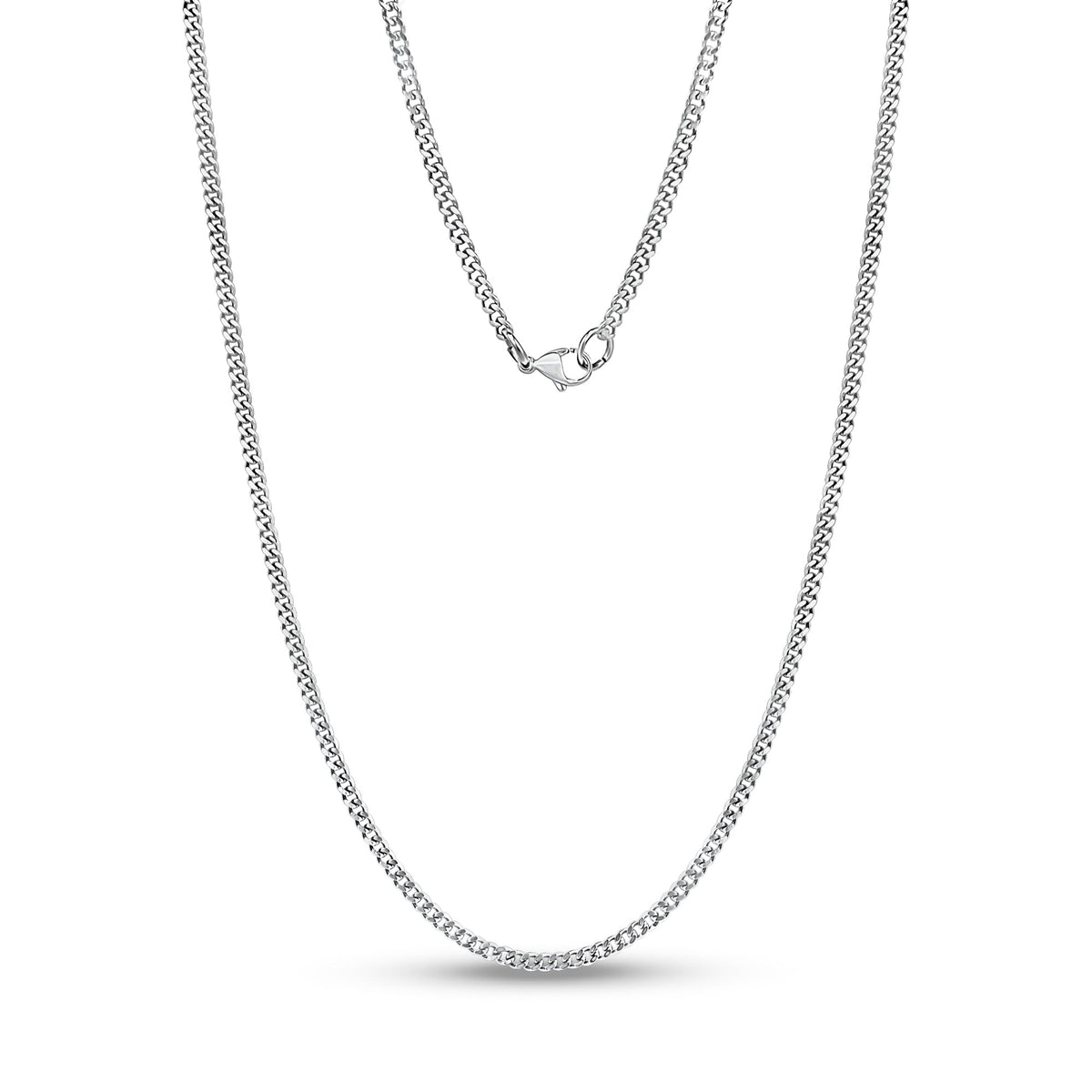 Cuban Link Chain (2.2Mm) - Silver