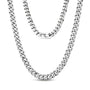 Cuban Link Chain (8Mm) - Silver