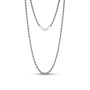 Rope Chain (4Mm) - Silver
