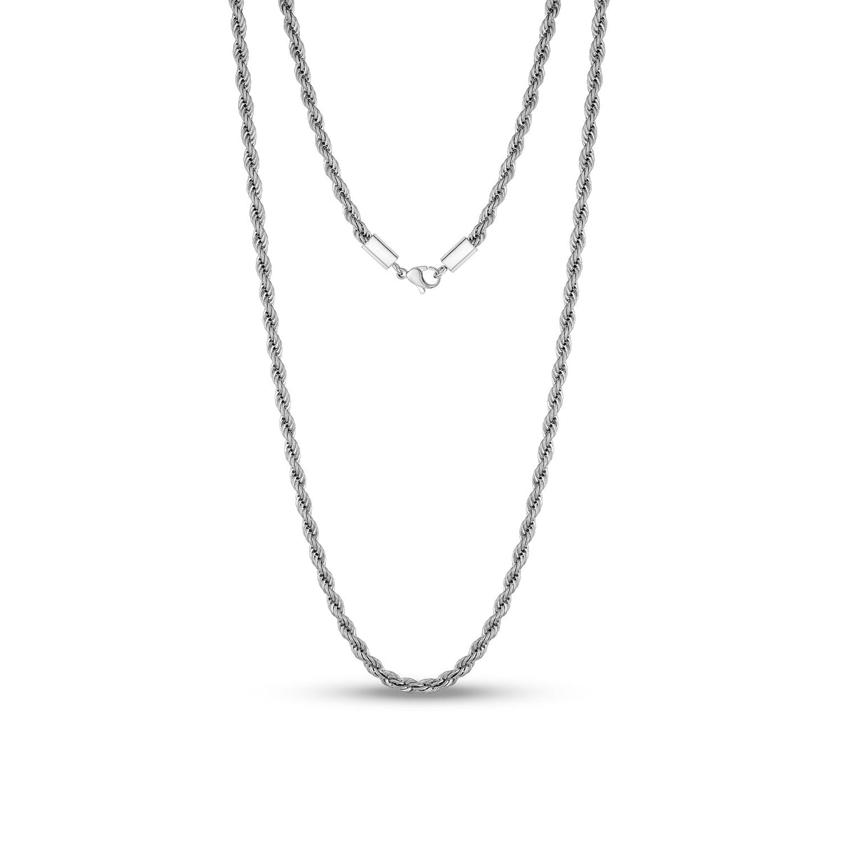 Rope Chain (4Mm) - Silver
