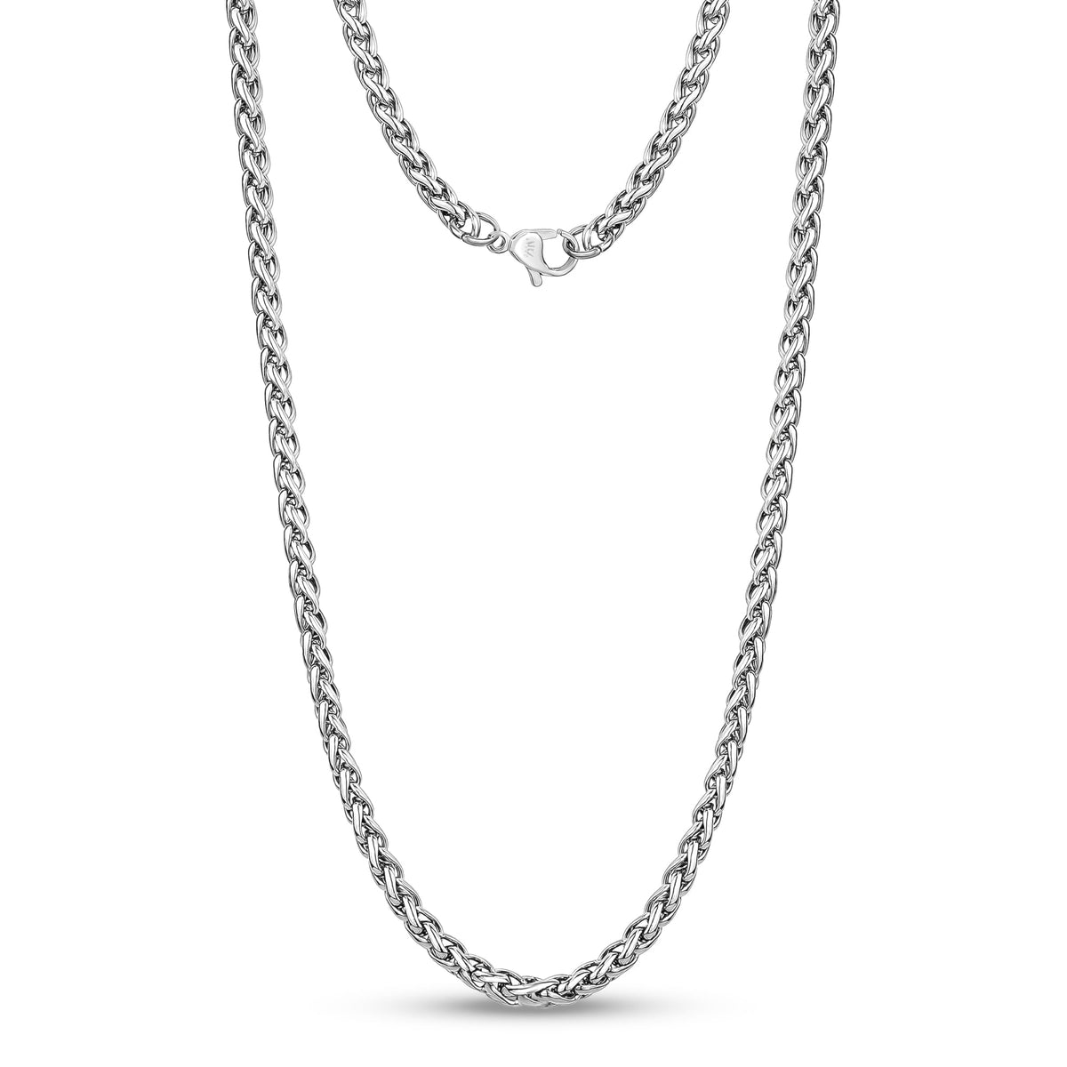 Wheat Link Chain (4Mm) - Silver
