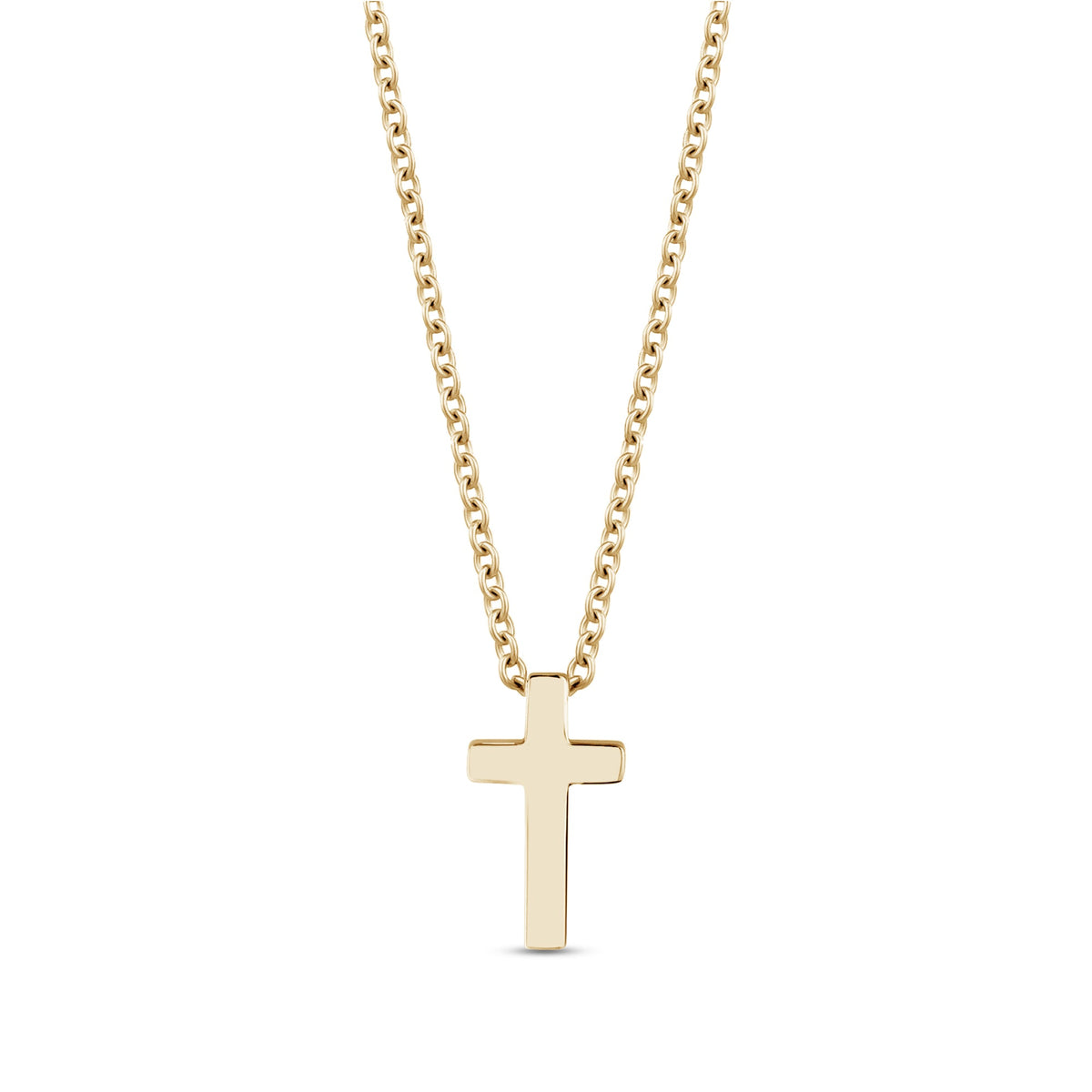 Mini Cross Pendant - Gold