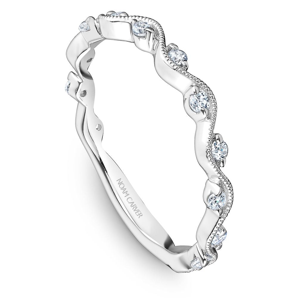 Noam Carver Stackable STA11-1 in 14K White Gold