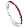 Noam Carver Stackable STA2-1 Ruby in 14K White Gold