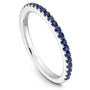 Noam Carver Stackable STA2-1 Blue Sapphire in 14K White Gold