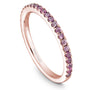 Noam Carver Stackable STA2-1 Pink Sapphire in 14K Rose Gold