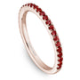 Noam Carver Stackable STA2-1 Ruby in 14K Rose Gold