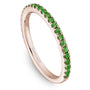 Noam Carver Stackable STA2-1 Tsavorite Garnet in 14K Rose Gold