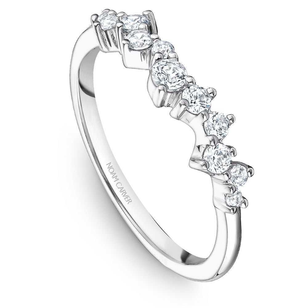 Noam Carver Stackable STA24-1 in 14K White Gold