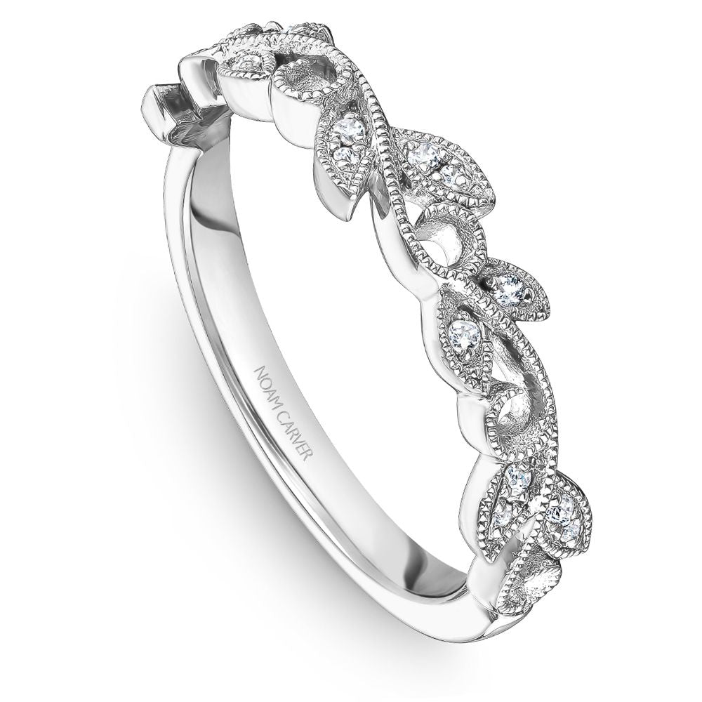 Noam Carver Stackable STA38-1 in 14K White Gold